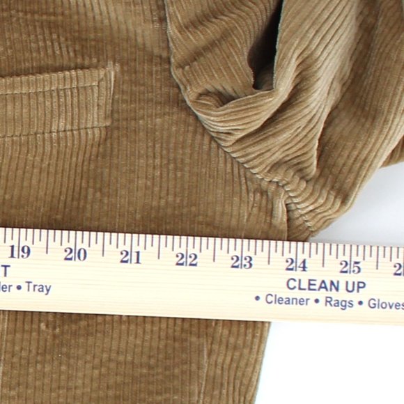 Brooks Brothers Tan Corduroy Blazer 48 Sport Coat Knot Buttons Notch Lapel Vtg - Picture 12 of 16